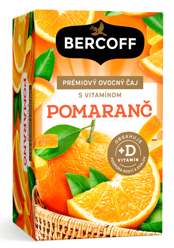 Bercoff ovocný čaj pomaranč