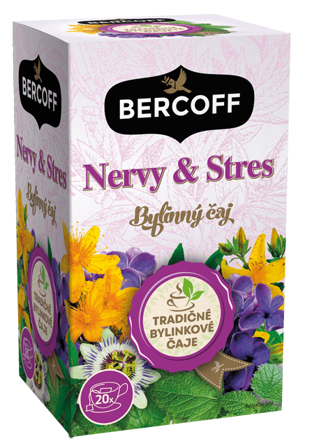 Bercoff bylinný čaj Nervy a stres