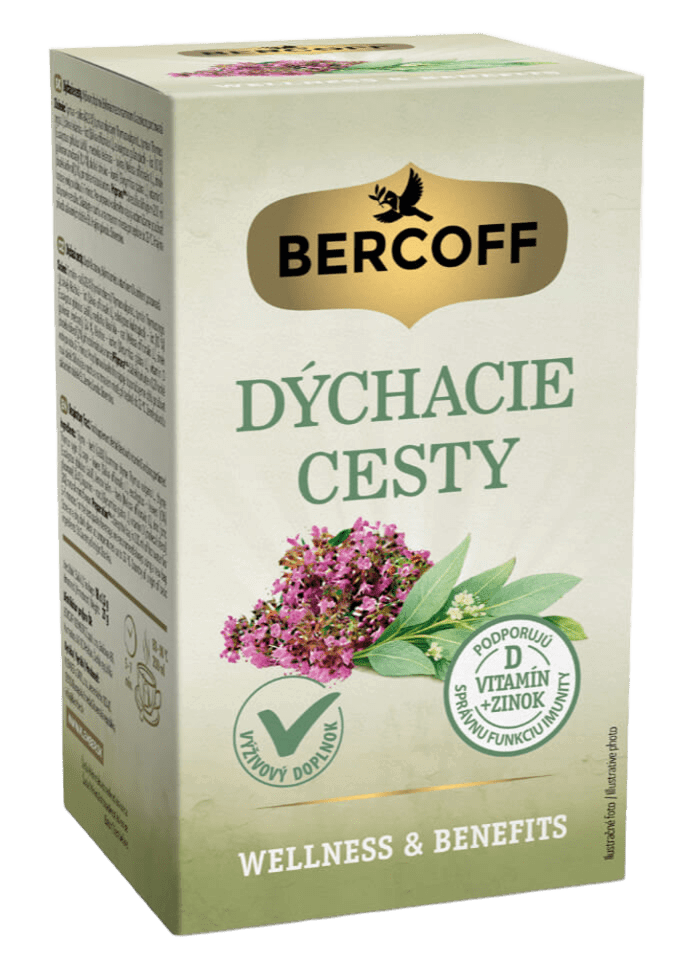 Bercoff Wellness and Benefits Dýchacie cesty čaj