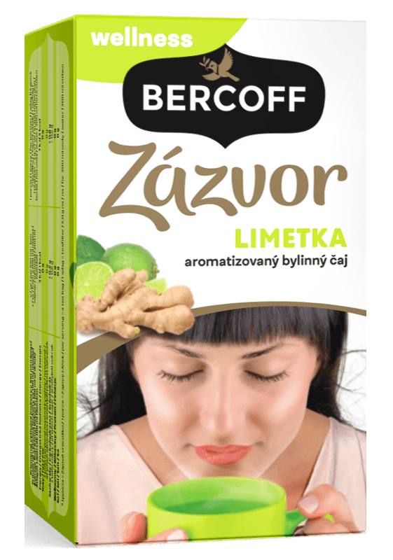 Bercoff zázvorový čaj s limetkou