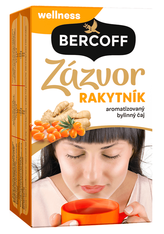 Bercoff zázvorový čaj s rakytníkom