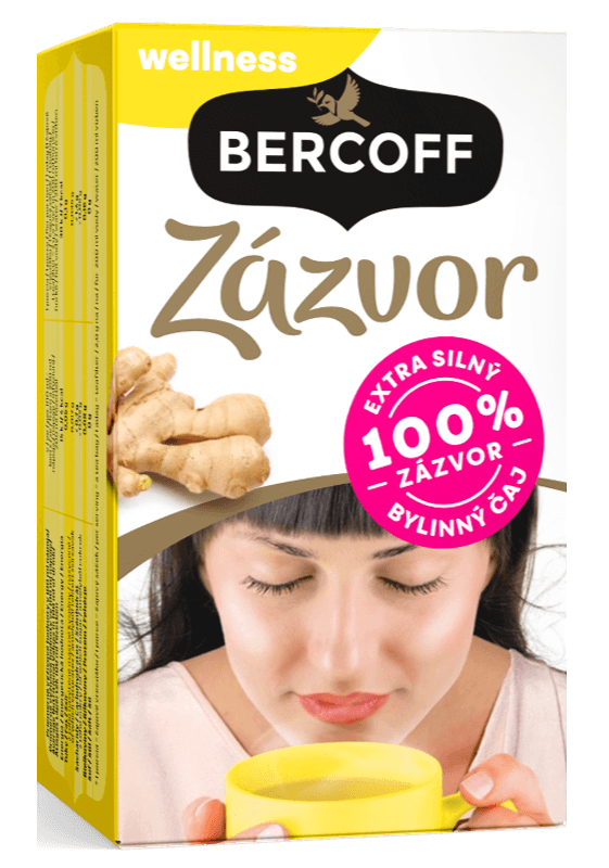 Bercoff zázvorový čaj 100 percentný